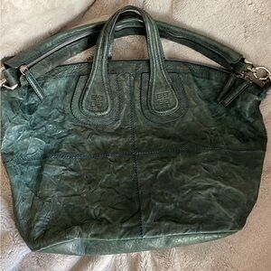 Givenchy Nightingale Bag Green silver hardware